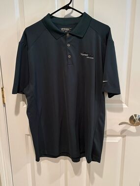 Nike Men’s Dark Green Golf Polo with Waverly Logo